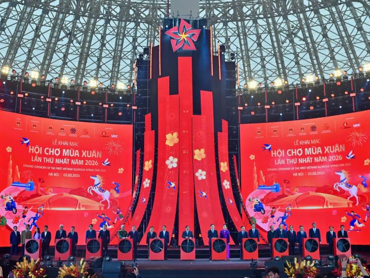 Khai mạc Hội chợ Mùa Xuân 2026, kỳ vọng đỉnh cao doanh thu dịp Tết