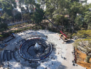 Biểu trưng hình giọt nước chính thức hiện diện tại công viên số 1 Lý Thái Tổ