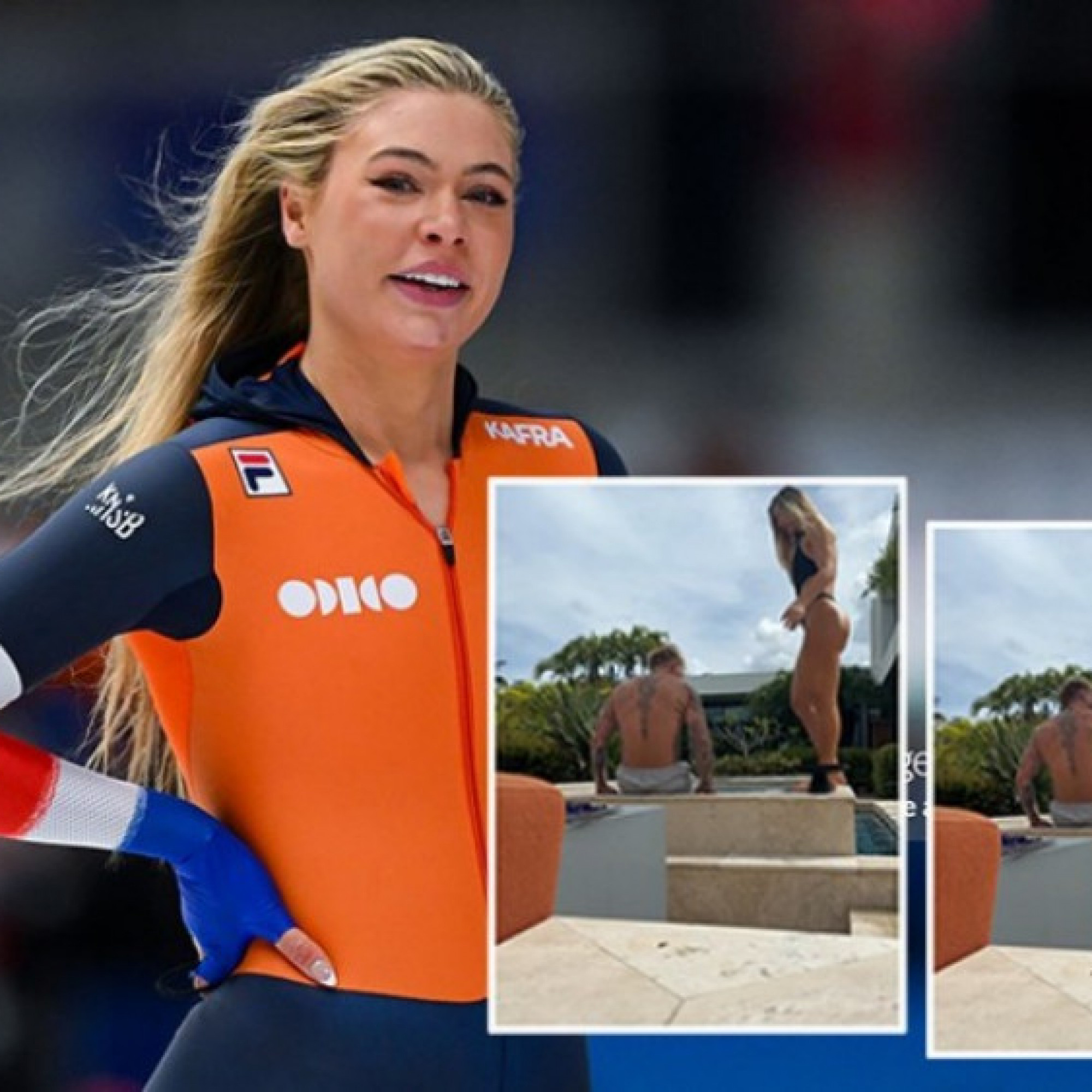  - Mỹ nhân trượt băng mặc bikini nhỏ xíu, tình tứ với bạn trai "hâm nóng" Olympic Mùa đông