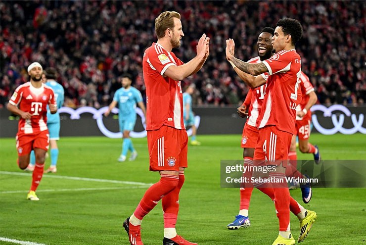 Kết quả bóng đá Bayern Munich - Hoffenheim: Thẻ đỏ tai hại, Kane & Diaz rực sáng (Bundesliga) - 1