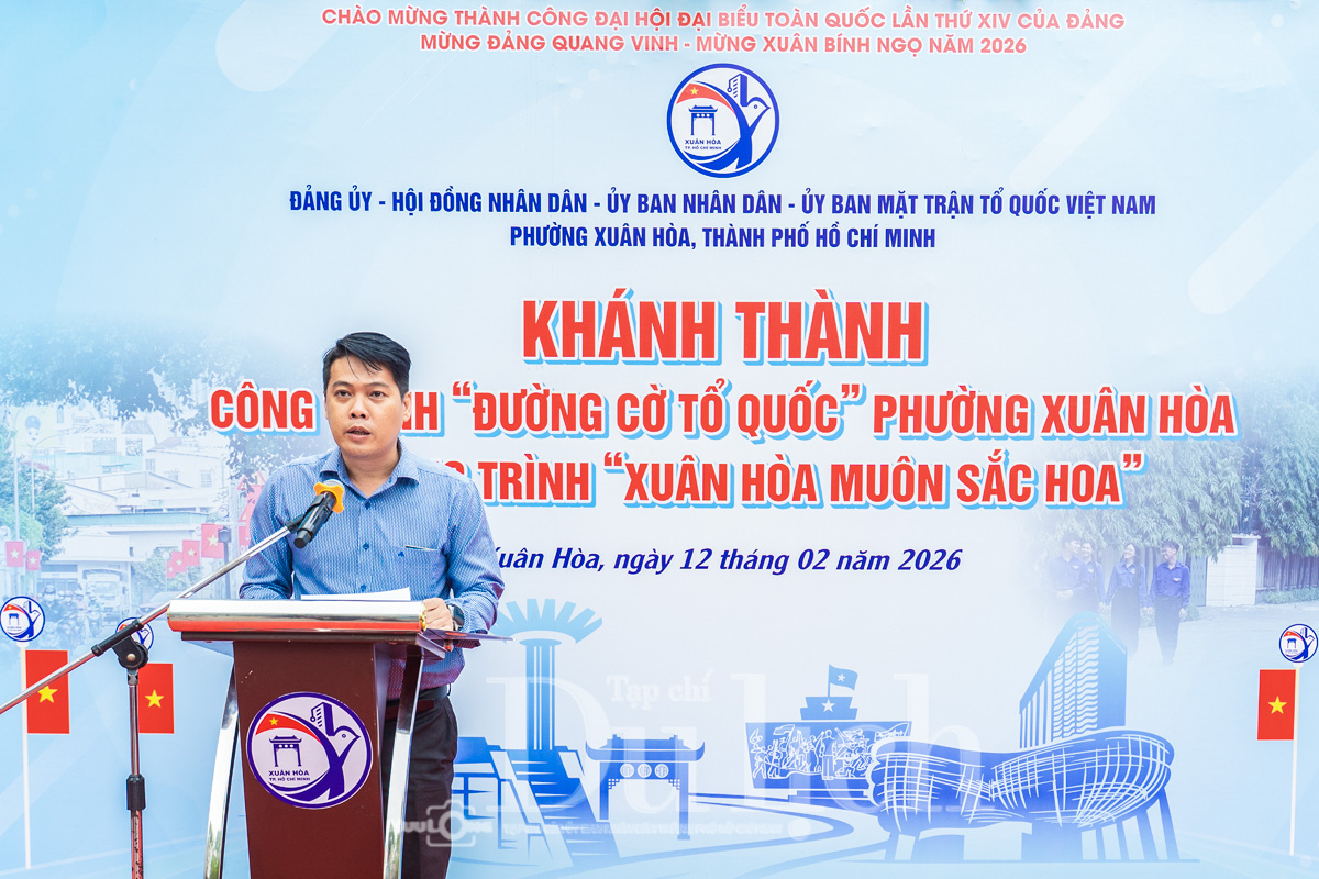 Xuân Hòa ‘khoác áo mới’ đón Tết: Rực rỡ đường cờ, tươi thắm sắc hoa - 6