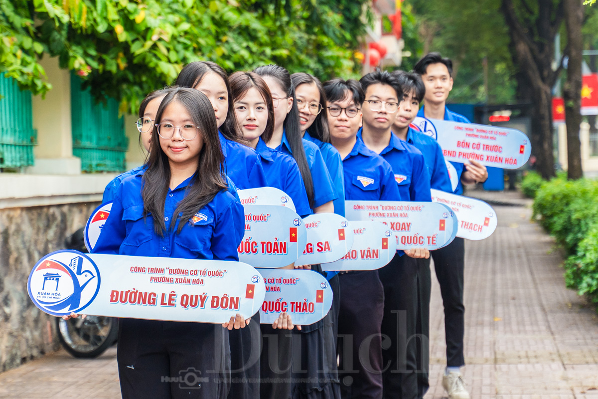 Xuân Hòa ‘khoác áo mới’ đón Tết: Rực rỡ đường cờ, tươi thắm sắc hoa - 5