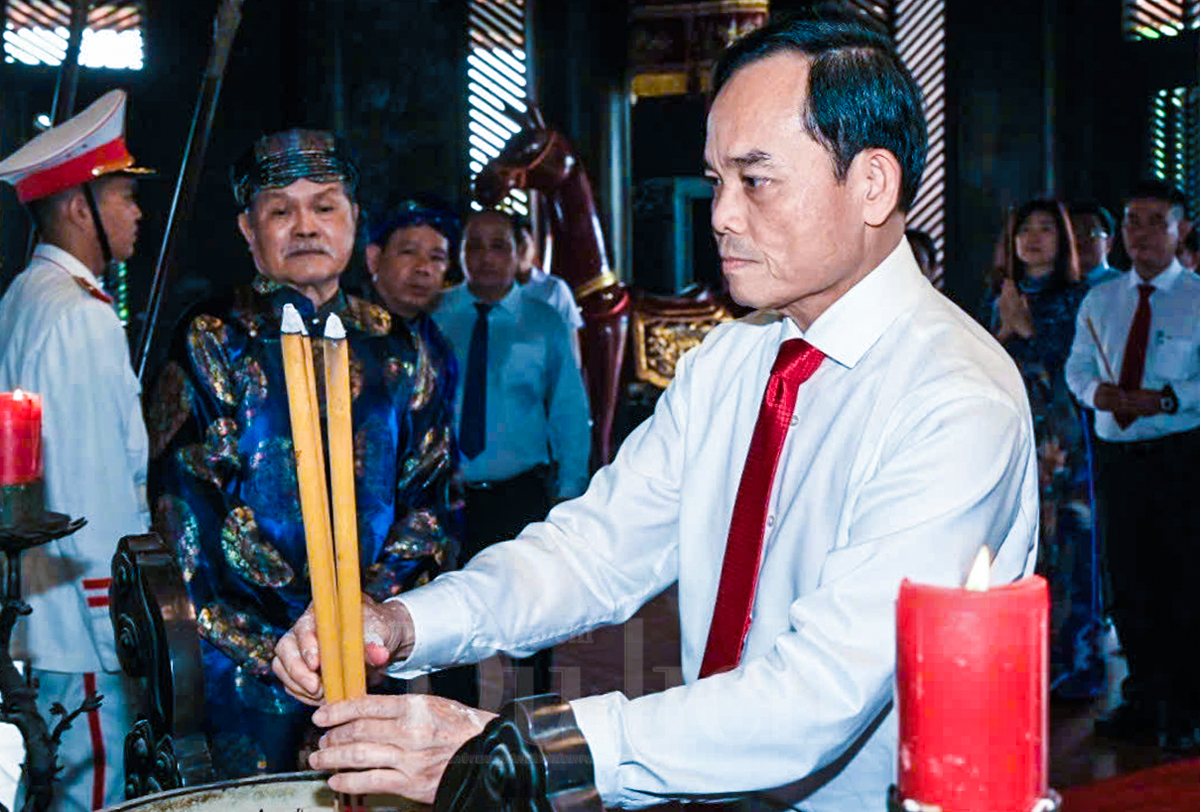 Hành trình về nguồn cội: Dâng bánh tét tri ân Quốc Tổ, tưởng nhớ bậc tiền hiền mở cõi phương Nam - 5