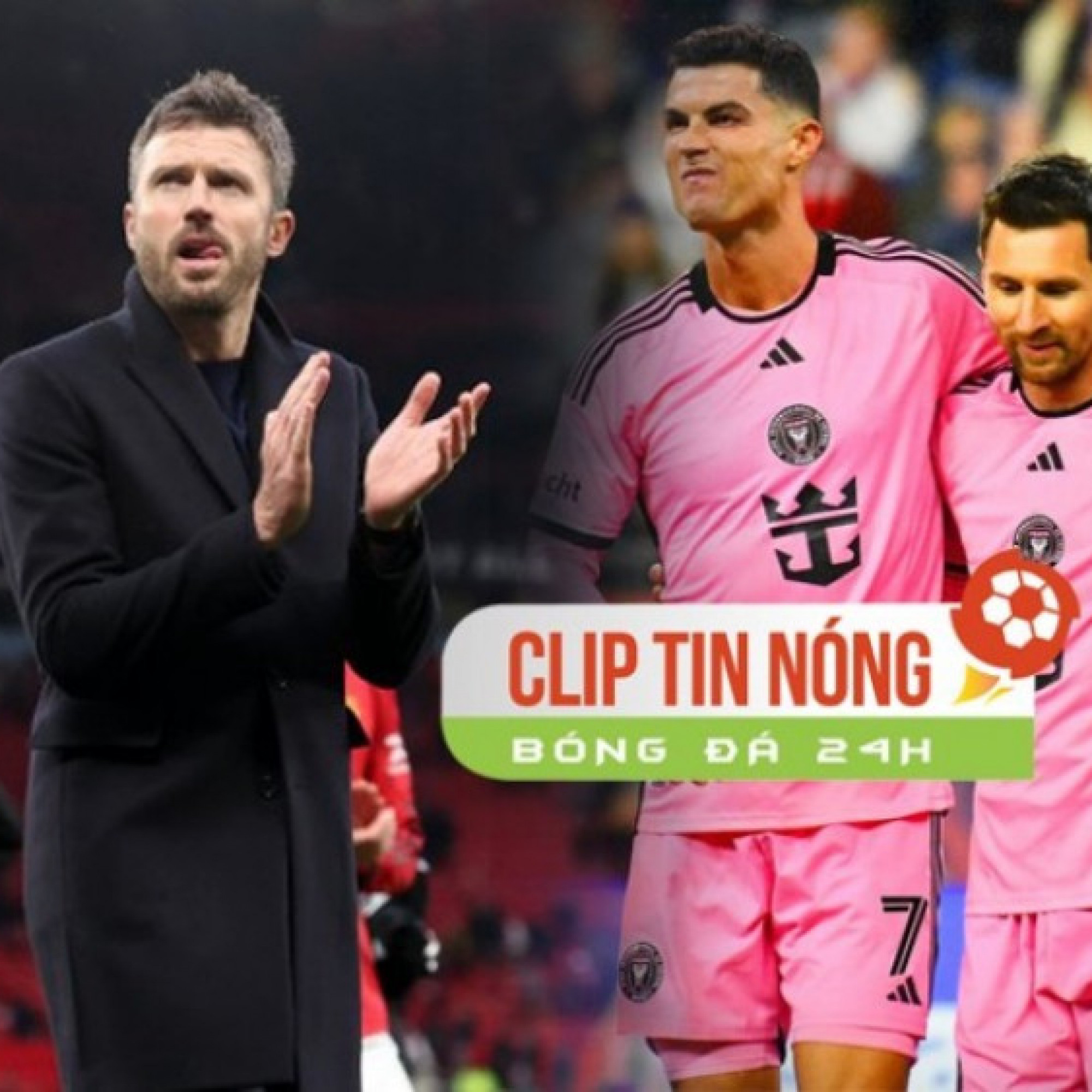  - MU phán quyết tương lai Carrick, Ronaldo được khuyên gia nhập đội Messi (Clip tin nóng)