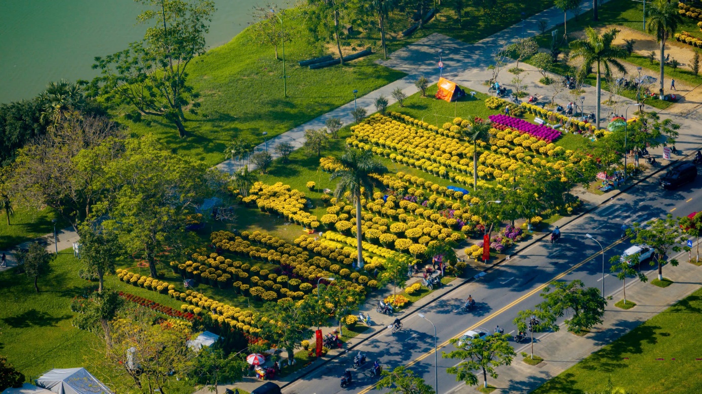 Rực rỡ muôn loài hoa ở chợ hoa Xuân xứ Huế - 2