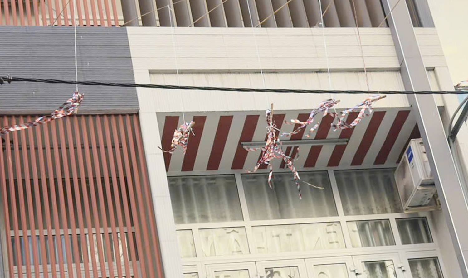 Người dân Cần Thơ treo nhiều vật dụng để đuổi chim trước nhà - 1