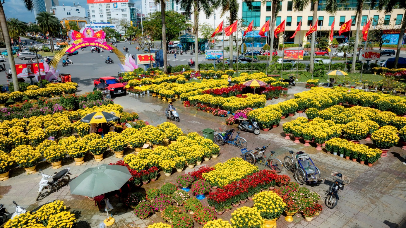 Rực rỡ muôn loài hoa ở chợ hoa Xuân xứ Huế - 9