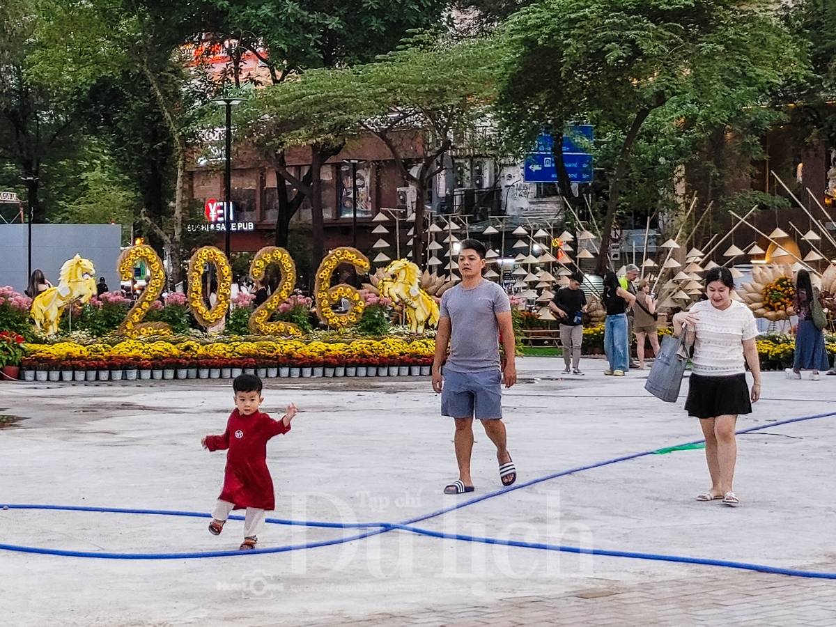 Vườn hoa 'đất vàng' Tứ giác Lê Lợi có lỡ hẹn ngày xuân, du khách ngỡ ngàng vì cỏ nhựa - 8