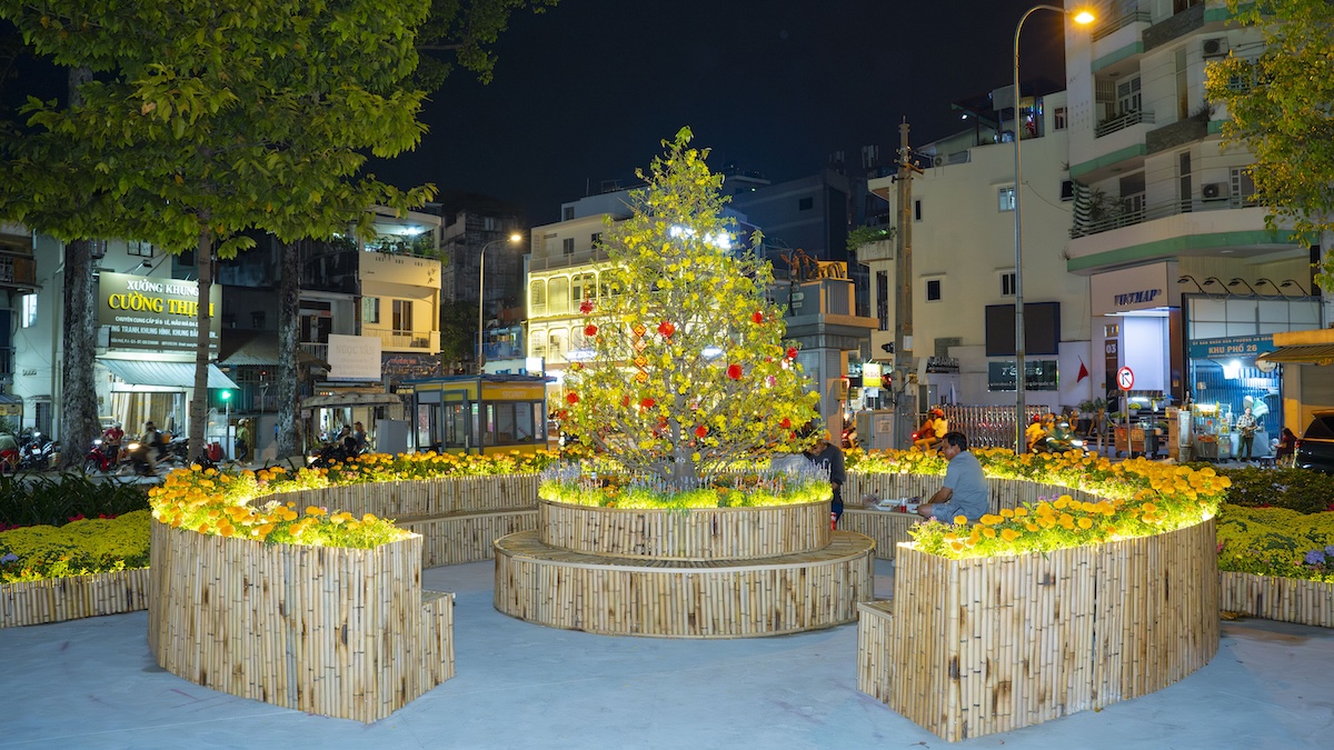 them mot khu dat 'vang' thanh cong vien lung linh ve dem, thu hut nguoi dan choi tet - 7