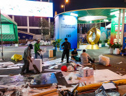 Trắng đêm trên công trường thi công Đường sách Xuân Bính Ngọ