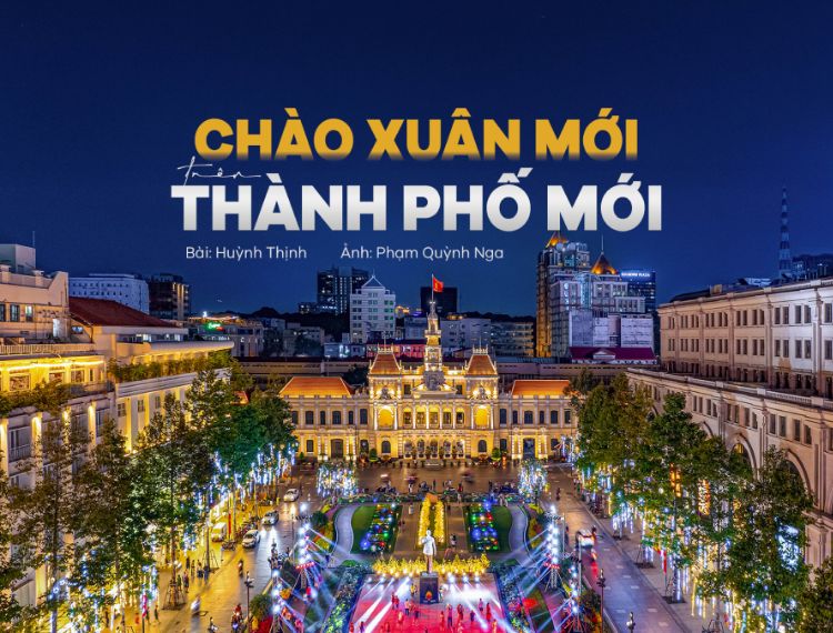 Chào xuân mới trên thành phố mới