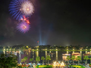 Chiêm ngưỡng màn pháo hoa đêm Giao thừa ở xứ Huế
