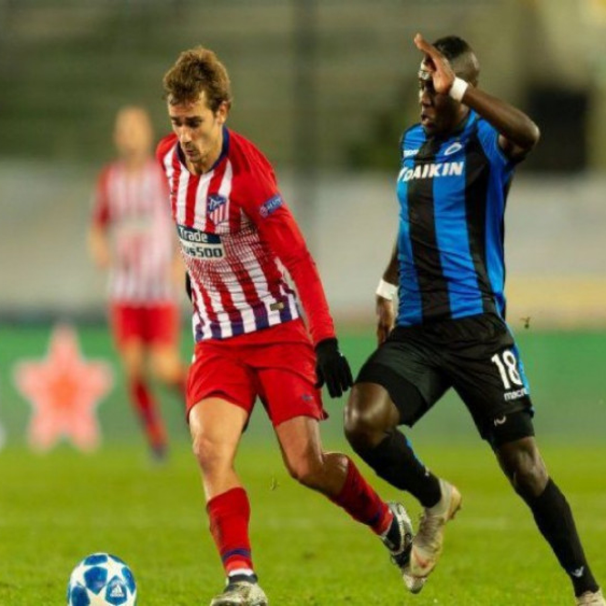  - Trực tiếp bóng đá Club Brugge - Atletico Madrid: Griezmann đá cặp Alvarez (Cúp C1)