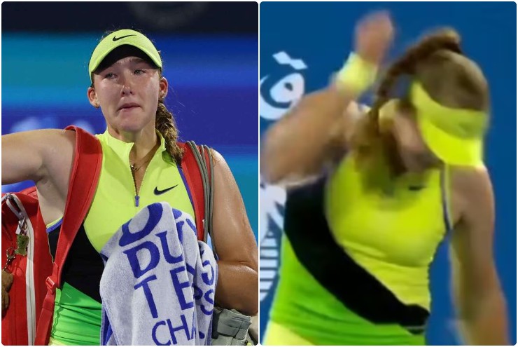 Nóng nhất thể thao sáng 21/2: "Sharapova mới" bật khóc, tự đánh mình ngay trên sân - 1