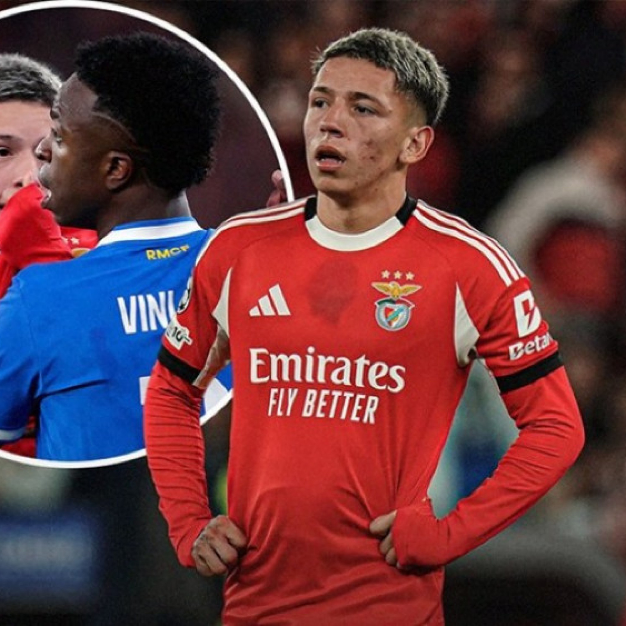  - Học trò Mourinho lăng mạ Vinicius ở Cúp C1, đối mặt lệnh cấm 10 trận