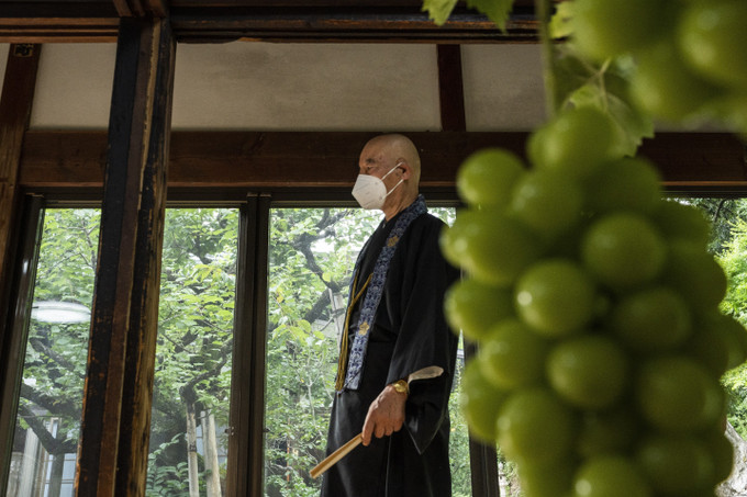 Có gì đặc biệt đằng sau bức tượng Phật tay cầm chùm nho ở Nhật - 3