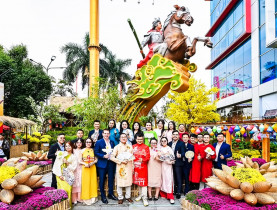  - Đường hoa duy nhất phục vụ xuyên suốt kỳ nghỉ Tết cũng đã khép lại