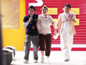  - Diễn viên Puka được khán giả hỗ trợ khi bị chấn thương lúc thực hiện thử thách để giúp đỡ các em nhỏ khó khăn 