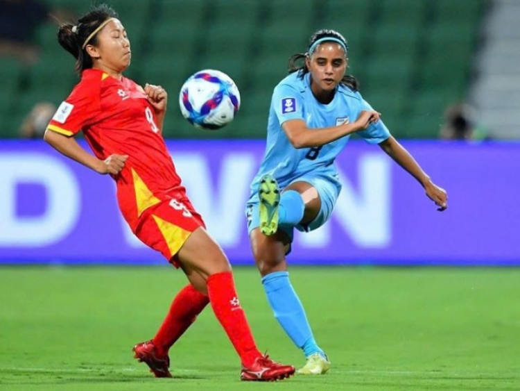 Video bóng đá ĐT nữ Việt Nam - Ấn Độ: Rượt đuổi nghẹt thở, vỡ òa phút 90+4 (Asian Cup)