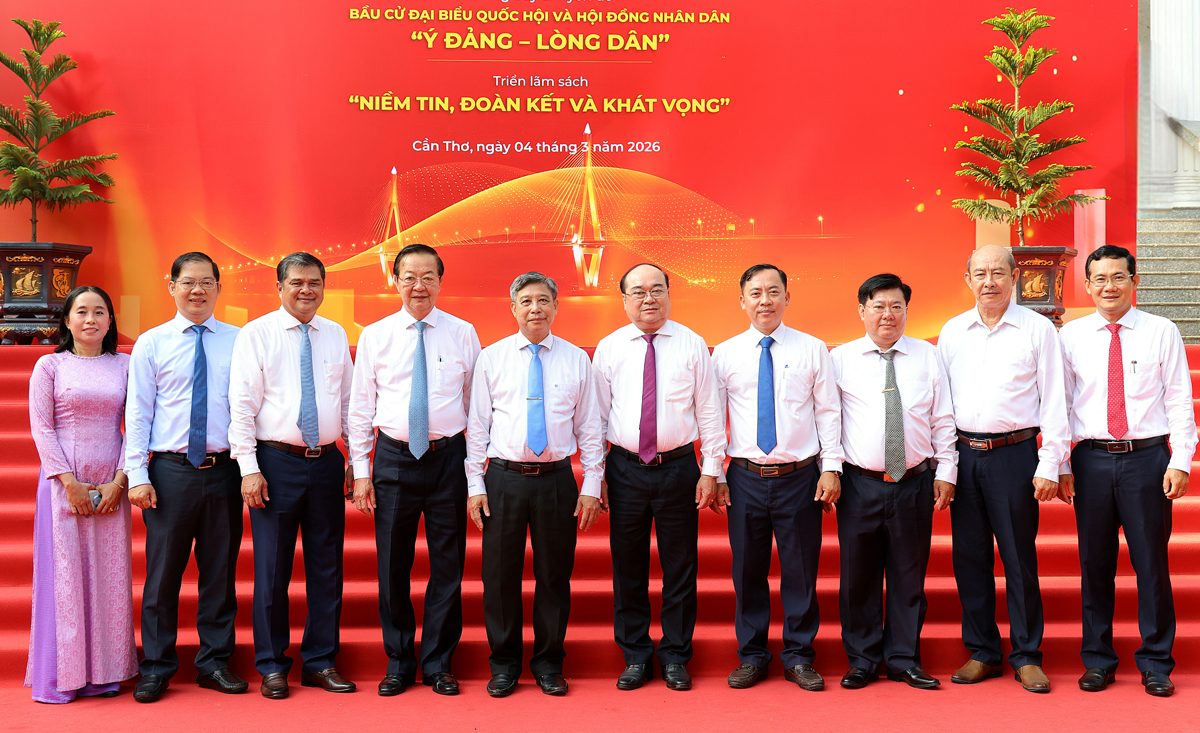 Cần Thơ trưng bày chuyên đề bầu cử với chủ đề 'Ý Đảng - Lòng dân' - 3