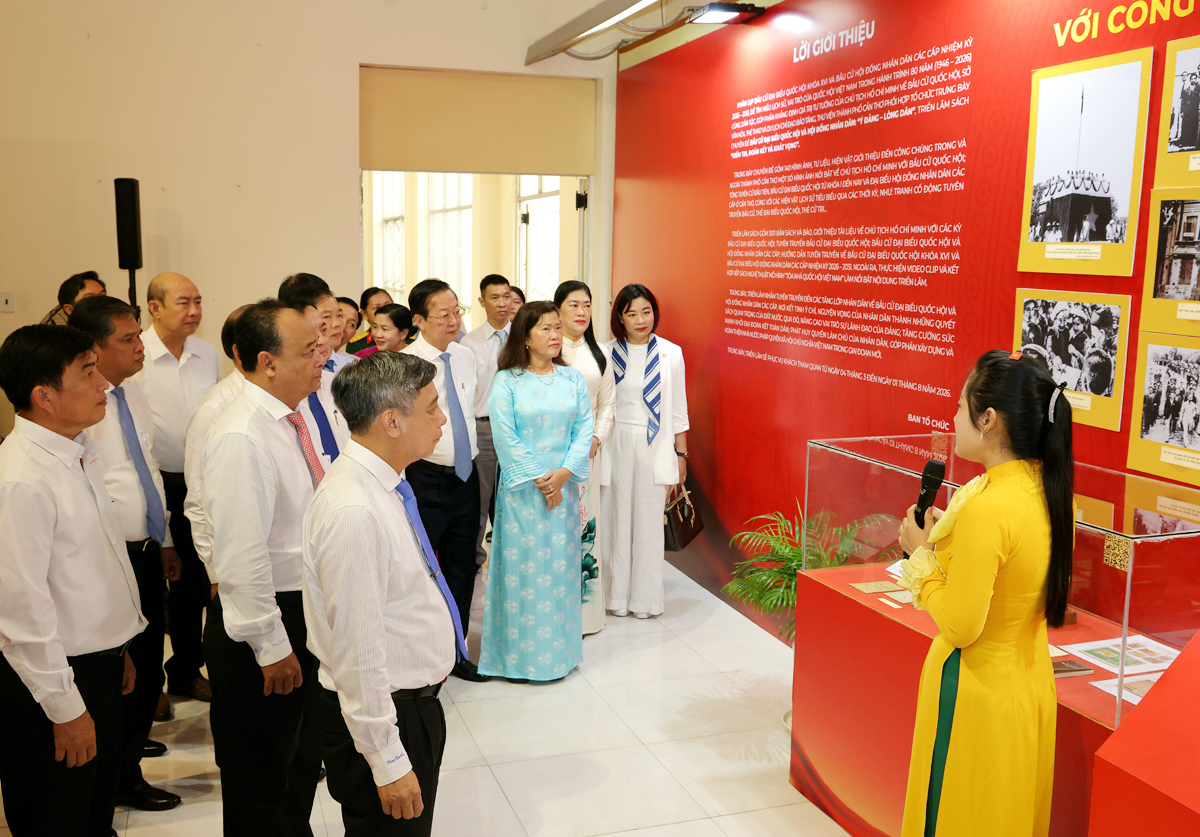 Cần Thơ trưng bày chuyên đề bầu cử với chủ đề 'Ý Đảng - Lòng dân' - 5