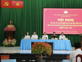  - Chủ tịch Quốc hội Trần Thanh Mẫn tiếp xúc cử tri Củ Chi