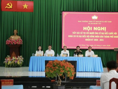  - Chủ tịch Quốc hội Trần Thanh Mẫn tiếp xúc cử tri Củ Chi