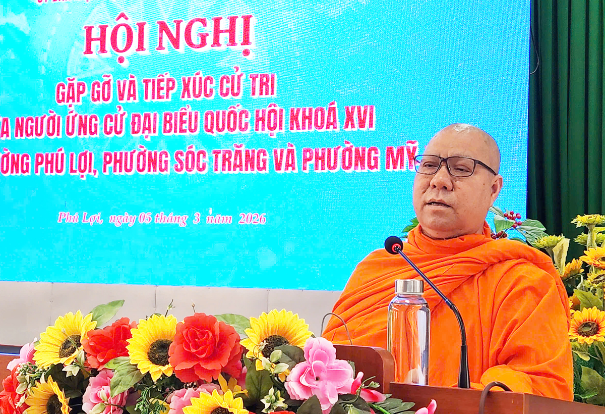 Ứng cử viên ĐBQH khóa XVI tiếp xúc cử tri Cần Thơ - 1