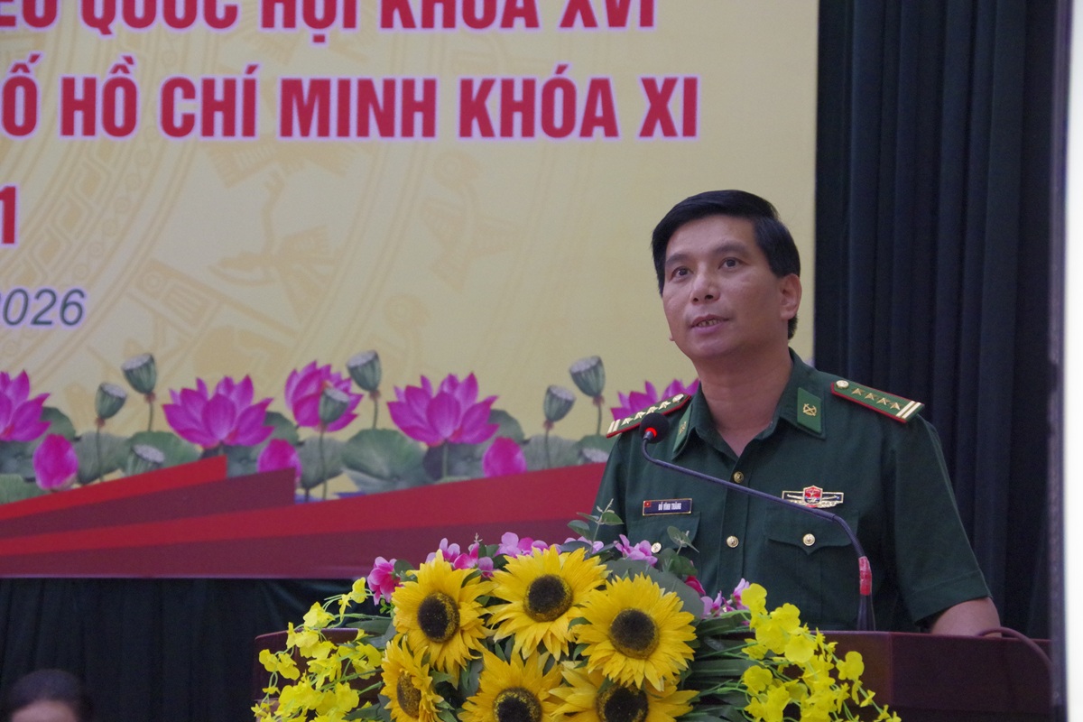 Ứng cử viên HĐND TP.HCM Đại tá Đỗ Vĩnh Thăng: Gắn phát triển với quốc phòng - an ninh - 2