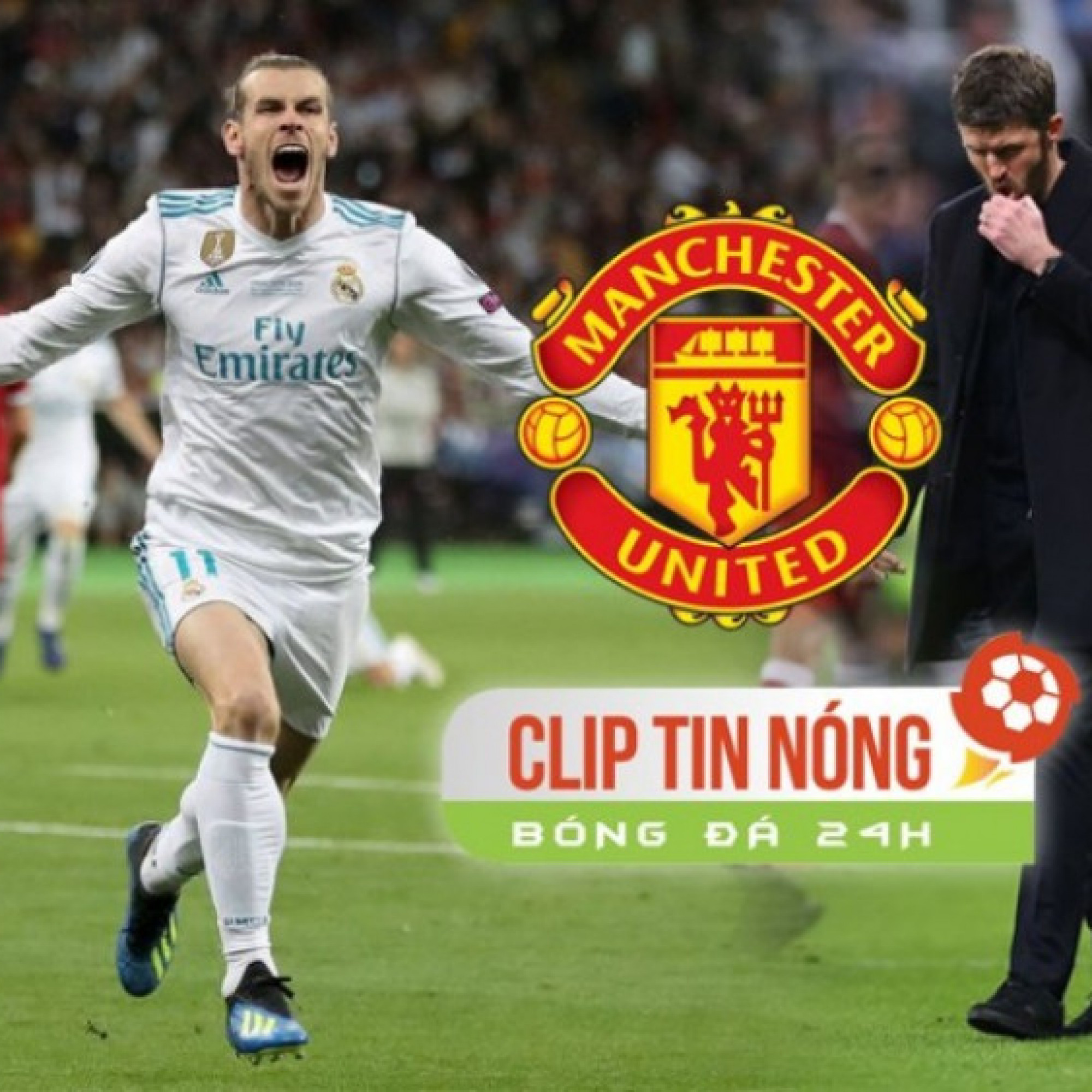  - Gareth Bale tiến cử thầy cũ thay Carrick dẫn dắt MU, Arsenal bị chê bai (Clip tin nóng)