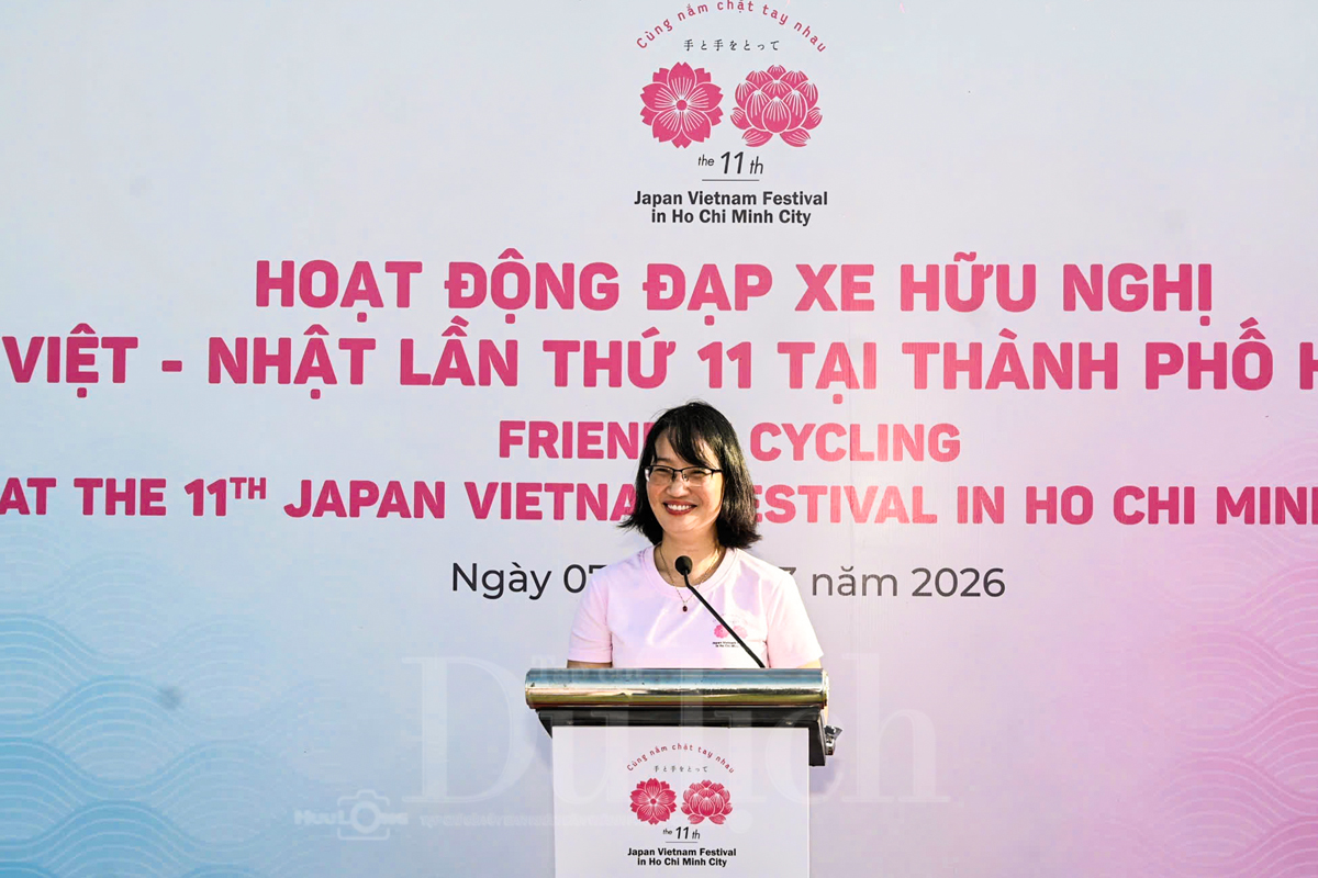 Đạp xe kết nối hữu nghị, lan tỏa thông điệp xanh giữa lòng thành phố - 6