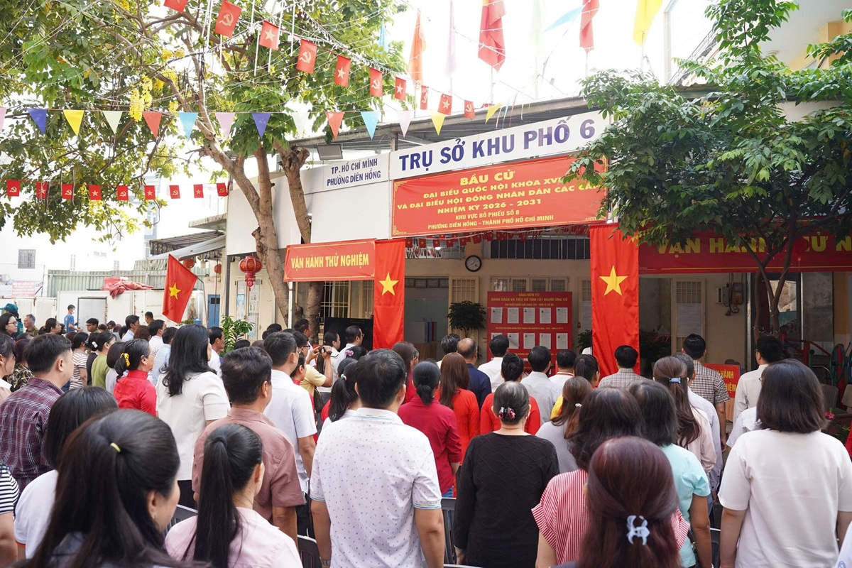 Trước ngày 15/3, một phường ở TP.HCM thử nghiệm toàn bộ quy trình bầu cử - 1