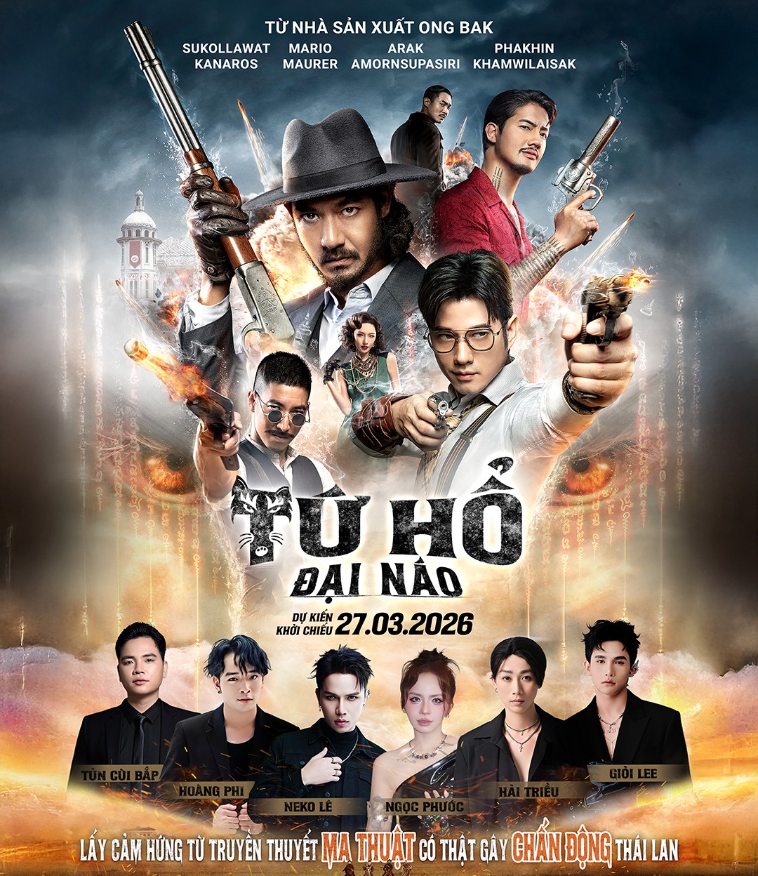 "Anh tài" Neko Lê cùng dàn "mỹ nhân Đảo Hoa Hậu" lồng tiếng cho phim "Tứ hổ đại náo" - 1