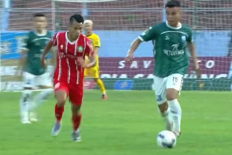 Video bóng đá Khánh Hòa - Đồng Nai: Xuân Trường kiến tạo, siêu phẩm ấn định (V-League 2)  - 1