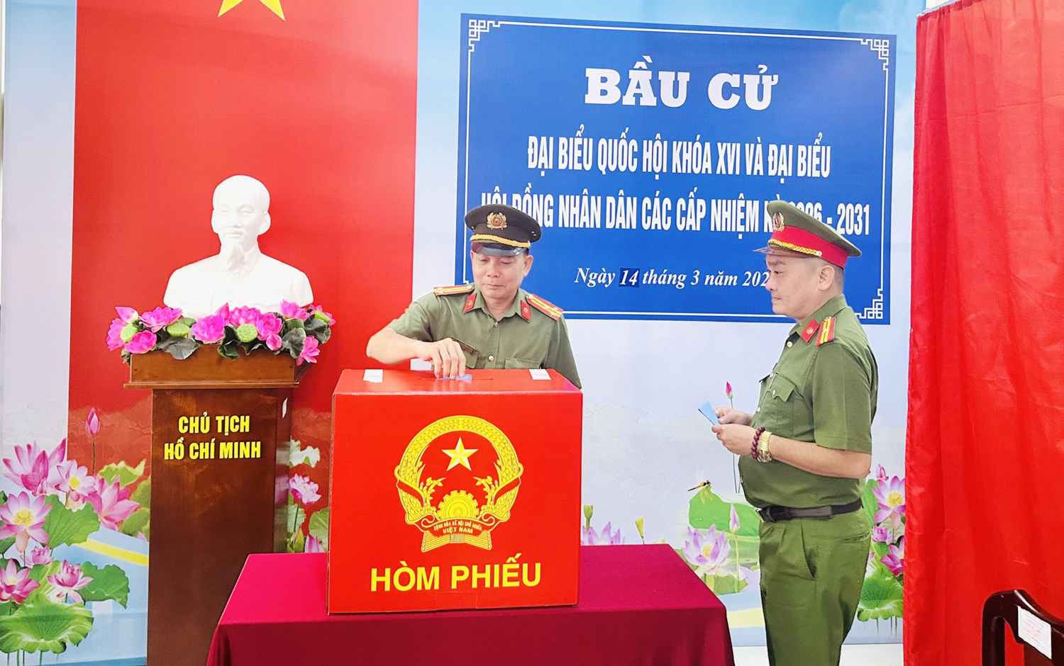 Bầu cử sớm tại Công an TP Cần Thơ - 7