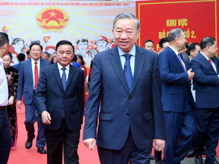 Tổng Bí thư Tô Lâm: Bầu cử để chọn những người được nhân dân tín nhiệm nhất, đưa đất nước phát triển