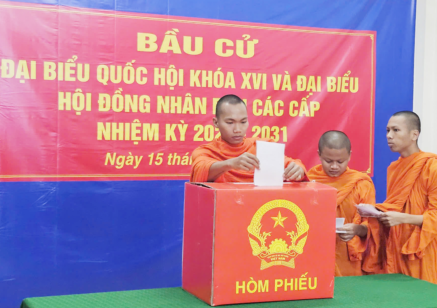 Lãnh đạo Trung ương và các tỉnh, thành bỏ phiếu cùng người dân miền Tây - 10