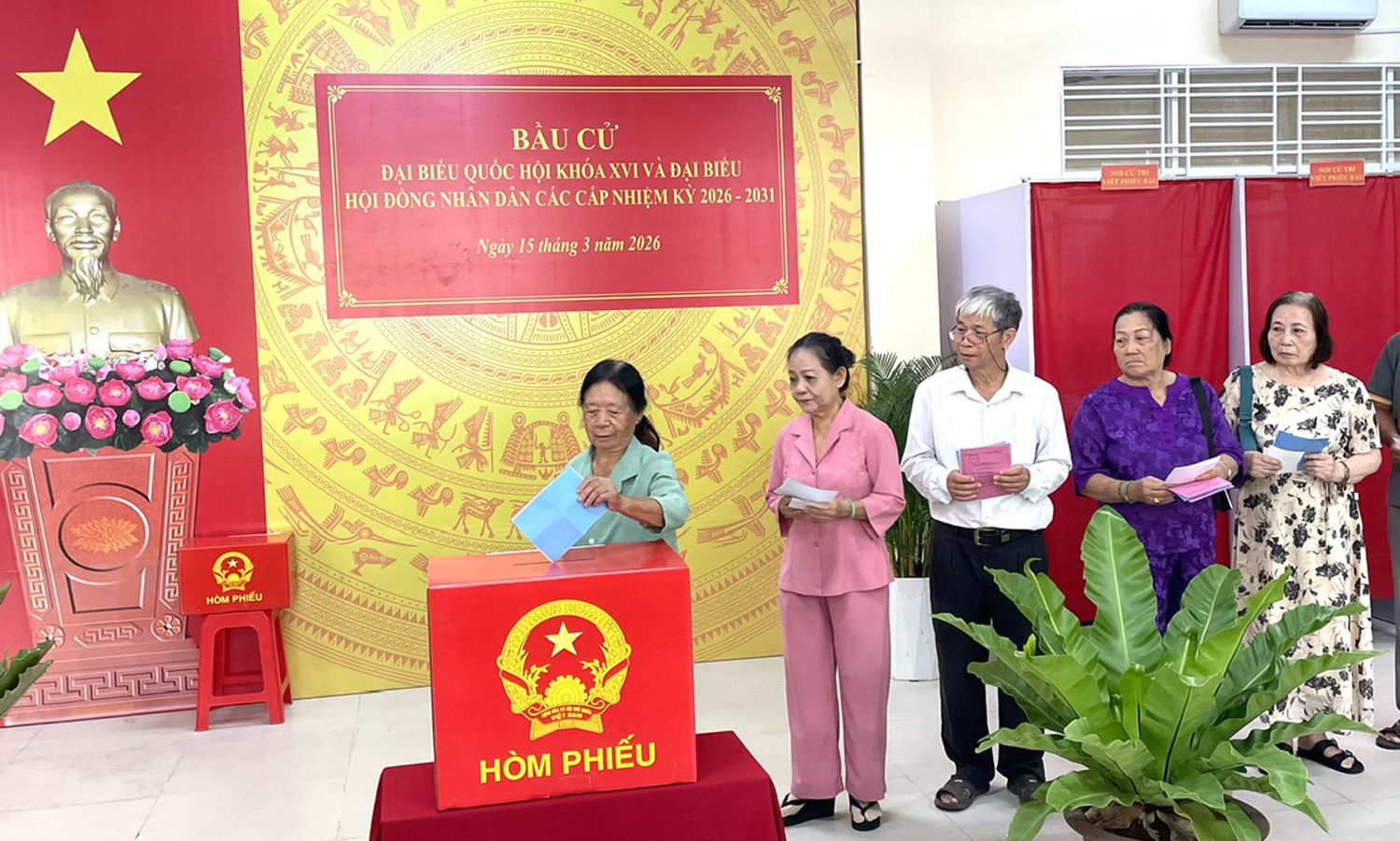 12 xã, phường ở Cà Mau và Cần Thơ hoàn thành bầu cử 100% - 3