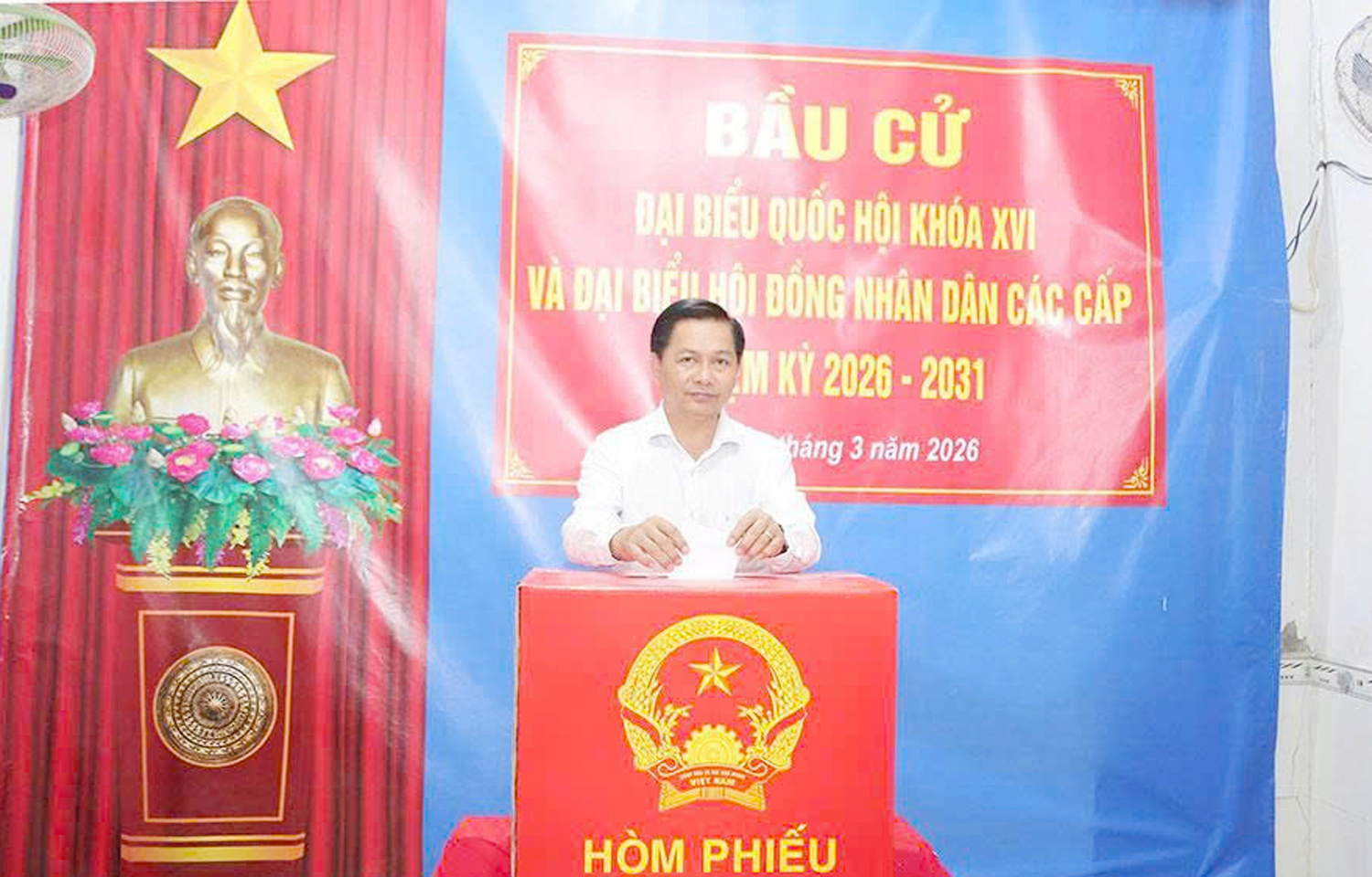 Nhiều tỉnh, thành ở miền Tây đạt gần 100% cử tri bỏ phiếu - 1