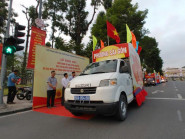 Sáng nay: Rực rỡ sắc cờ hoa xuống phố, lòng dân náo nức hướng về ngày hội non sông