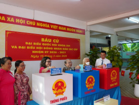  - Cử tri TP.HCM xúc động trước không khí sôi nổi của ngày bầu cử