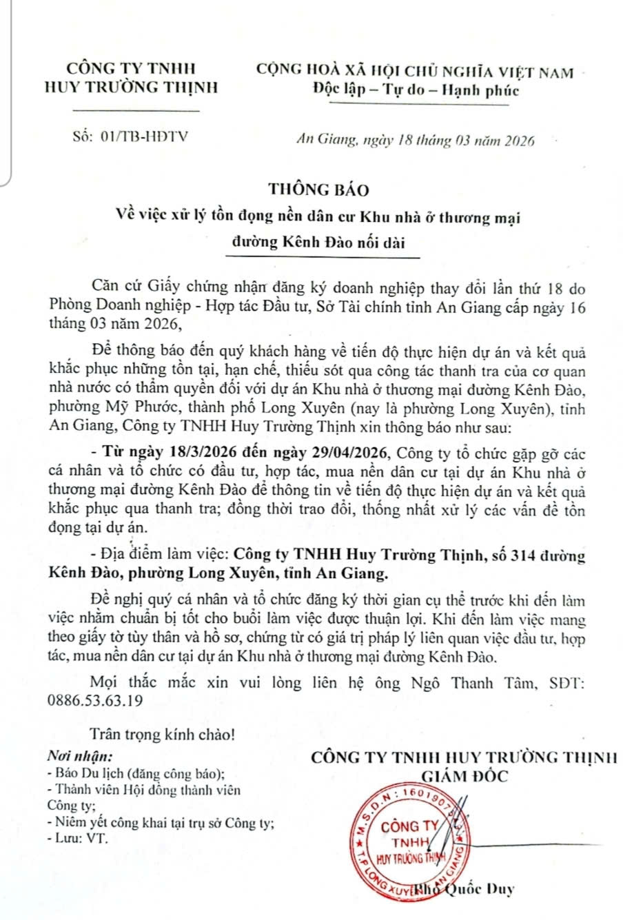 Công ty Huy Trường Thịnh ở An Giang gặp gỡ đối tác để tháo gỡ khó khăn - 1