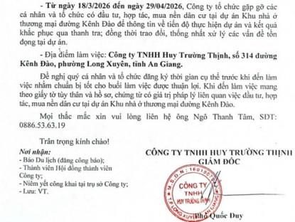  - Công ty Huy Trường Thịnh ở An Giang gặp gỡ đối tác để tháo gỡ khó khăn