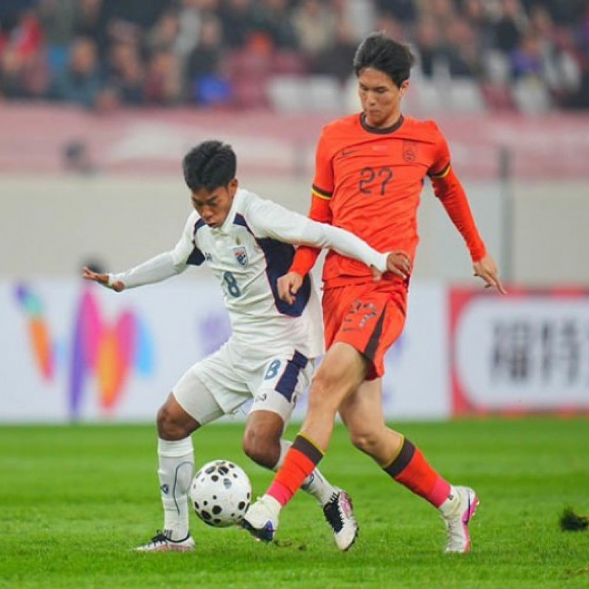  - Video bóng đá U23 Trung Quốc - U23 Thái Lan: Rượt đuổi 4 bàn, 2 thẻ đỏ choáng váng (CFA Team China)