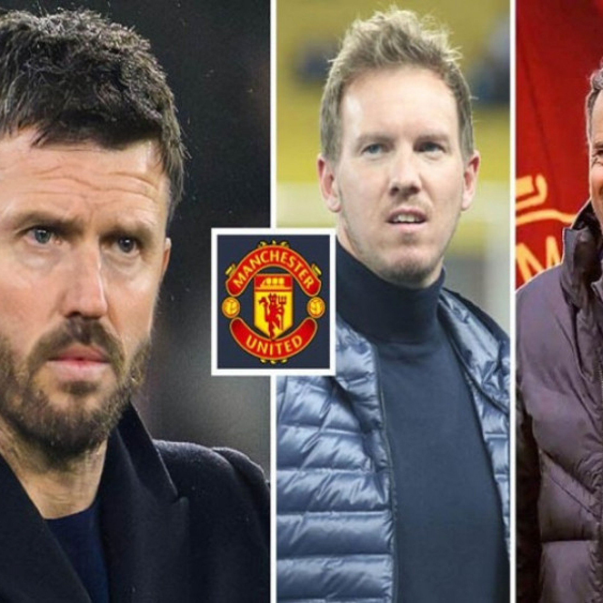  - Đua ghế nóng MU: Carrick đấu 2 "chiến tướng" Enrique và Nagelsmann