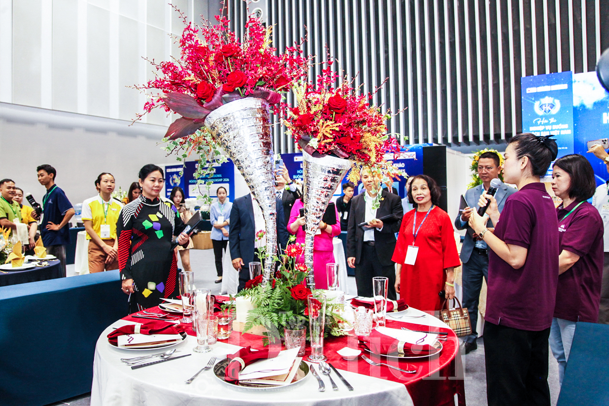 Sôi nổi hội thi nghiệp vụ buồng phòng: Khi những ‘ngôi sao thầm lặng’ tỏa sáng - 1