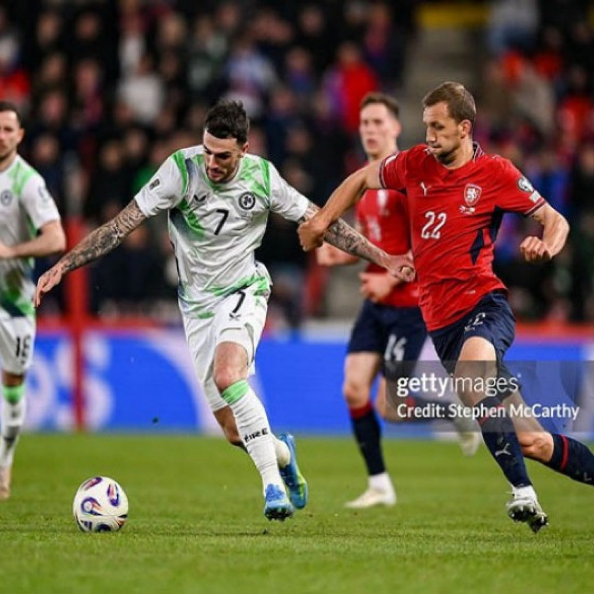  - Video bóng đá CH Séc - Ireland: Rượt đuổi hấp dẫn (play-off World Cup)