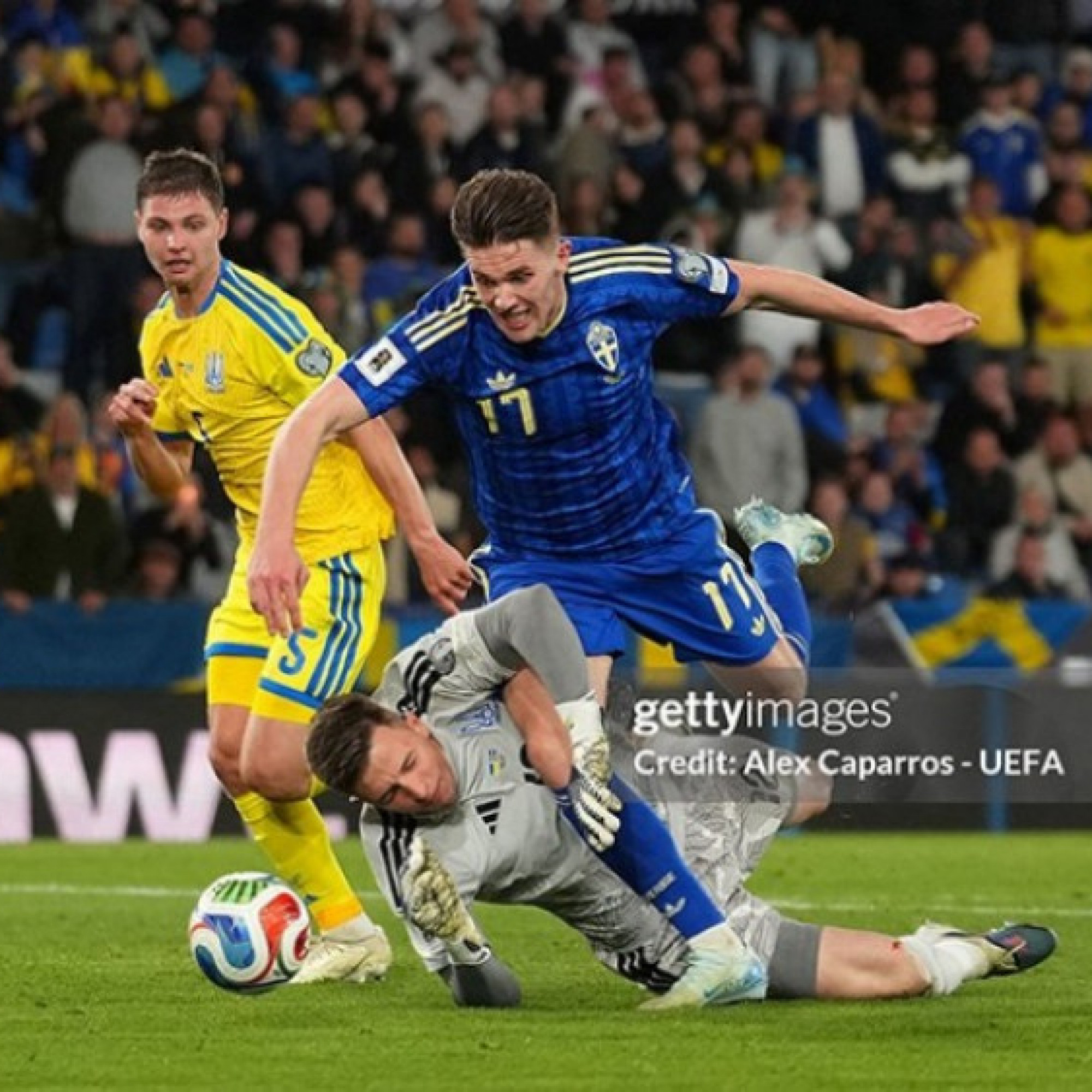  - Video bóng đá Ukraine - Thụy Điển: Rực rỡ Gyokeres ghi hat-trick (Play-off World Cup)