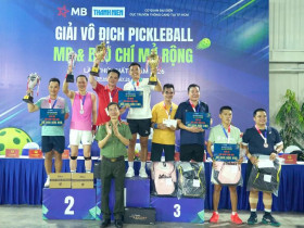  - Gần 100 VĐV tranh tài tại giải pickleball MB và báo chí ở TP.HCM