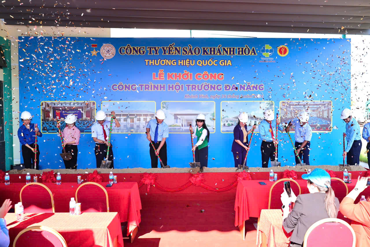 Công ty Yến sào Khánh Hòa khởi công xây dựng hội trường đa năng - 1